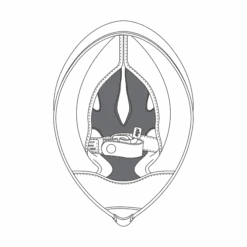 AGV Corsa R/Veloce Zwart Verwijderbare Wangkussen 20kit6120