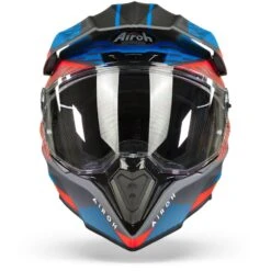 Airoh Commander Boost Rood Mat Blauw Adventure Helm