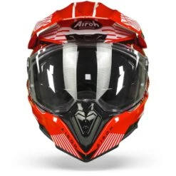 Airoh Commander Boost Rood Glanzend Adventure Helm -Motorfietsuitrustings Winkel Airoh commander boost red gloss.01