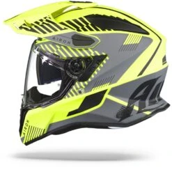 Airoh Commander Boost Mat Geel Adventure Helm -Motorfietsuitrustings Winkel Airoh commander boost yellow matt.11