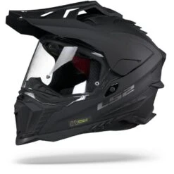 LS2 MX701 Explorer Solid Mat Zwart Adventure Helm -Motorfietsuitrustings Winkel Ls2 mx701 explorer solid matt black.07