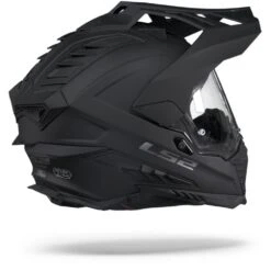 LS2 MX701 Explorer Solid Mat Zwart Adventure Helm