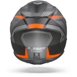 LS2 FF800 Storm Racer Mat Titanium Fluo Oranje Integraalhelm