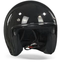 LS2 OF601 Bob Solid Glans Zwart Jethelm