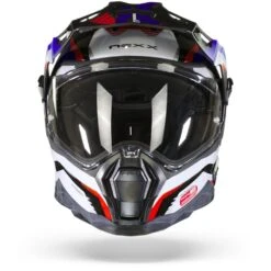 Nexx X.Wed2 Columbus Blauw Rood Zwart Adventure Helm -Motorfietsuitrustings Winkel Nexx x wed 2 columbus blue red black.01