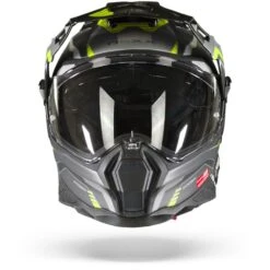 Nexx X.WED2 Columbus Grijs Neon Mat Adventure Helm -Motorfietsuitrustings Winkel Nexx x wed 2 columbus grey neon mt.01