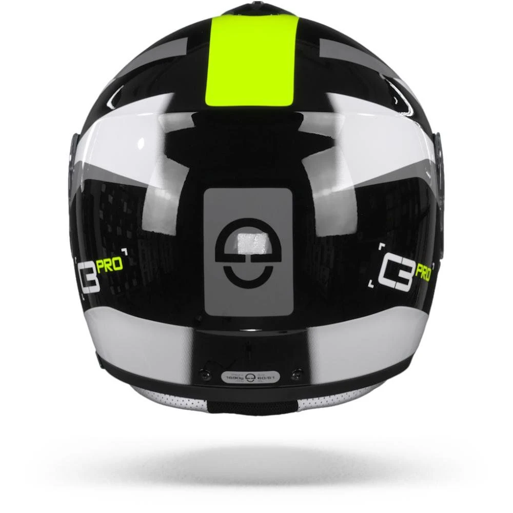 Schuberth C3 Pro Sestante Zwart Geel Systeemhelm 1 Schuberth C3 Pro Sestante Zwart Geel Systeemhelm