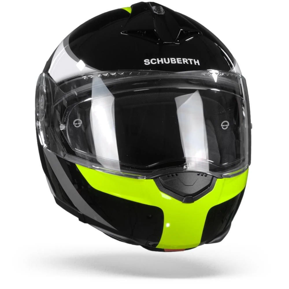 Schuberth C3 Pro Sestante Zwart Geel Systeemhelm 3 Schuberth C3 Pro Sestante Zwart Geel Systeemhelm - Afbeelding 3