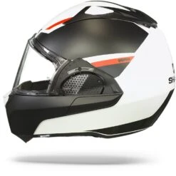 Shark Evo GT Sean WKR Wit Zwart Rood Systeemhelm -Motorfietsuitrustings Winkel Shark evo gt sean gt sean white black red wkr.11