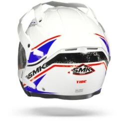 SMK Hybrid Evo Tide Wit Blauw Multihelm -Motorfietsuitrustings Winkel Smk hybrid evo tide white blue.17
