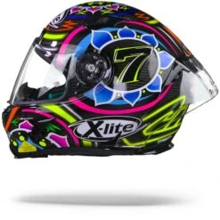 X-Lite X-803 RS Ultra Carbon 23 Davies Carbon Zwart Roze Blauw Rood Integraalhelm -Motorfietsuitrustings Winkel X liteX 803RSDaviesCarbon23.11