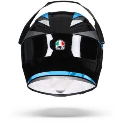 AGV AX9 North Zwart Wit Blauw Adventure Helm -Motorfietsuitrustings Winkel agv ax9 north cyan re.19 1
