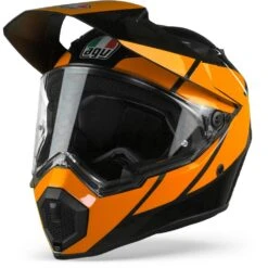 AGV AX9 Trail Gunmetal Oranje Adventure Helm -Motorfietsuitrustings Winkel agvax9trailgunmetalorange frontpage