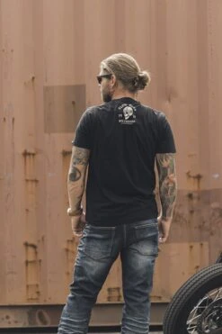 Rokker Slow Burn Black T-Shirt -Motorfietsuitrustings Winkel c30102b