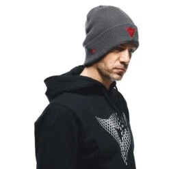 Dainese #B02 Dainese Cuff Beanie Gray -Motorfietsuitrustings Winkel dainese b02 dainese cuff beanie gray 3