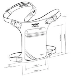 Artonvel Original Beige Beentas -Motorfietsuitrustings Winkel dessin the original sj 4