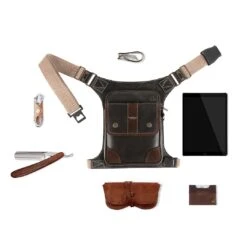 Artonvel Aviator Leg Bag -Motorfietsuitrustings Winkel element with aviator sj