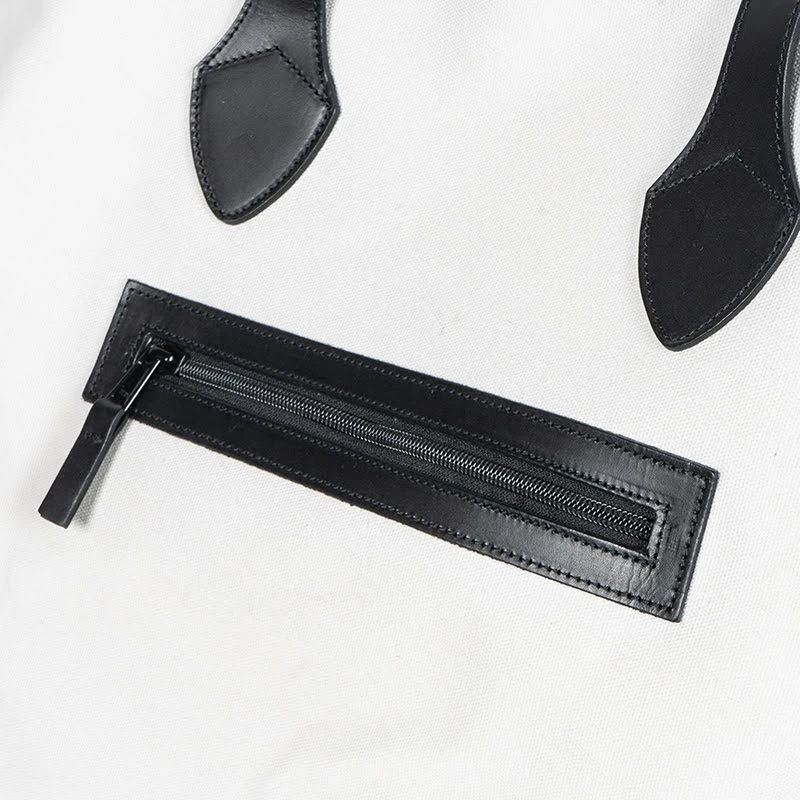 Helstons Journey Grey Black Canvas Bag 3 Helstons Journey Grey Black Canvas Bag - Afbeelding 3