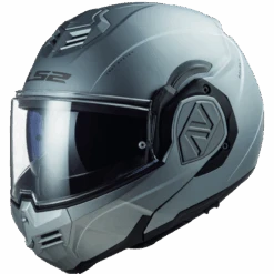 LS2 FF906 Advant Special Mat Zilver Systeemhelm