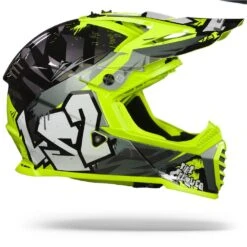 LS2 MX437 Fast Evo Crusher Zwart H-V Geel Crosshelm -Motorfietsuitrustings Winkel ls2 mx437 fast evo cruiser black hi vis yellow.29