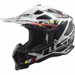 LS2 MX700 Subverter Stomp Wit Zwart Crosshelm