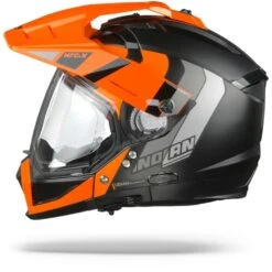 Nolan N70-2 X Decurio 31 Flat Zwart Oranje Wit Antraciet Multihelm -Motorfietsuitrustings Winkel n70 2 x decurio n com flat black 31.10 1
