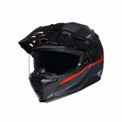 Nexx X.Vilijord Continental Grijs Rood Matt Systeemhelm -Motorfietsuitrustings Winkel nexx x vj continental grey red matt