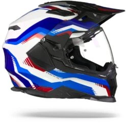 Nexx X.WED2 Columbus Blauw Rood Adventure Helm -Motorfietsuitrustings Winkel nexx x wed2 columbus blue red.29 1