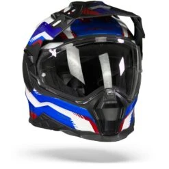 Nexx X.WED2 Columbus Blauw Rood Adventure Helm -Motorfietsuitrustings Winkel nexx x wed2 columbus blue red.35 1