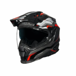 Nexx X.Wed2 Columbus Rood Grijs Adventure Helm