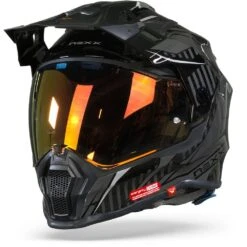 Nexx X.WRL Atika Zwart Grijs Adventure Helm -Motorfietsuitrustings Winkel nexx x.wrl atika black grey frontpage