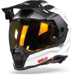 Nexx X.WRL FullWhite Adventure Helm -Motorfietsuitrustings Winkel nexx x.wrl full white frontpage