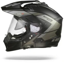 Nolan N70-2 X Grandes Alpes 21 Flat Zwart Grijs Multihelm -Motorfietsuitrustings Winkel nolan n70 2 x grandes alpes 21.10 1