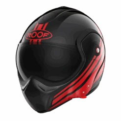 ROOF BoXXer Sting Zwart Rood Systeemhelm