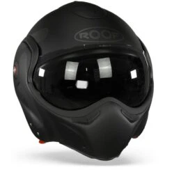 ROOF BoXXer Twin Mat Zwart Graphite Systeemhelm -Motorfietsuitrustings Winkel roof boxxer twin matt black graphite.35