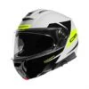 Schuberth C5 Eclipse Wit Geel Systeemhelm