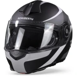 Schuberth C3 Pro Sestante Zwart Grijs Systeemhelm -Motorfietsuitrustings Winkel schuberthc3prosestantegrey frontpage