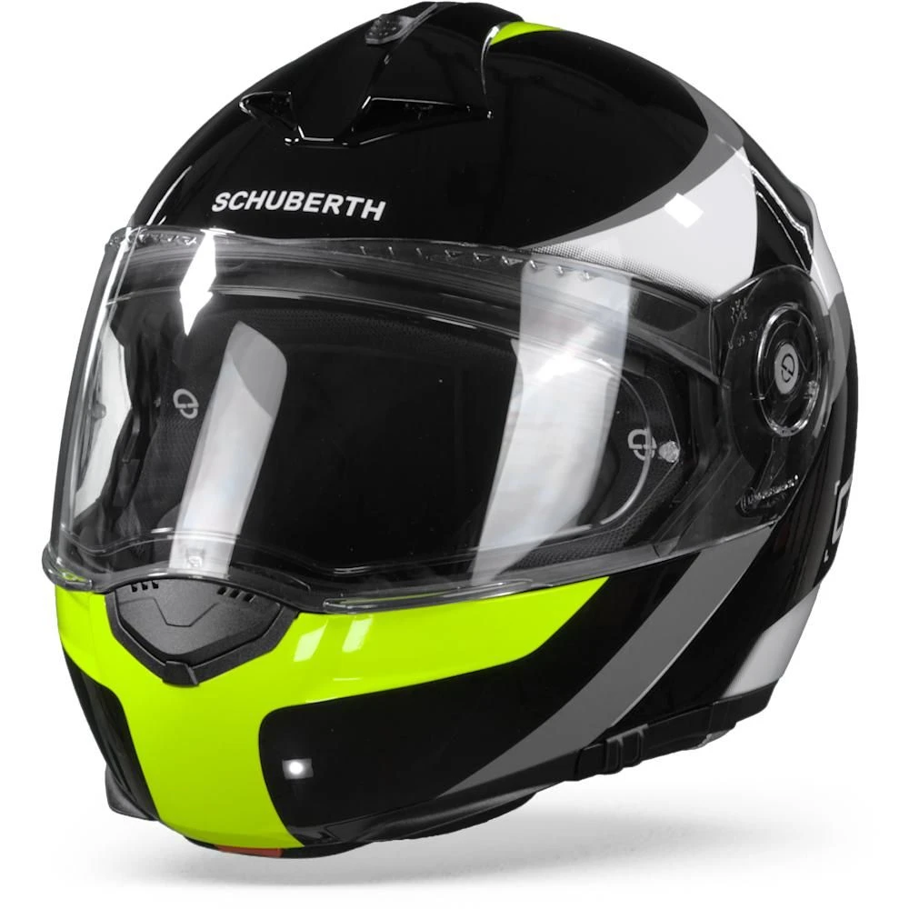 Schuberth C3 Pro Sestante Zwart Geel Systeemhelm 6 Schuberth C3 Pro Sestante Zwart Geel Systeemhelm - Afbeelding 6