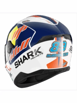 Shark D-Skwal 2 Replica Jorge Martin Wit Blauw Rood WBR Integraalhelm