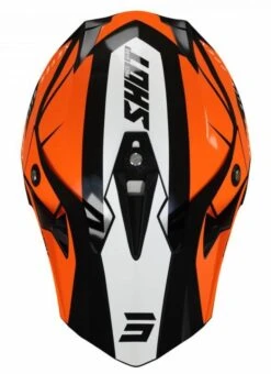 SHOT Pulse Revenge Zwart Oranje Wit Glanzend Crosshelm